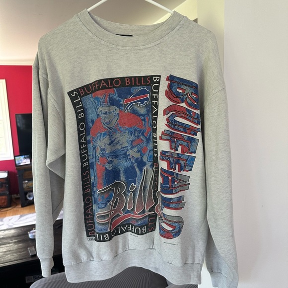 Vintage 90s Buffalo Bills Magic Johnson crewneck sweatshirt - Picture 5 of 11